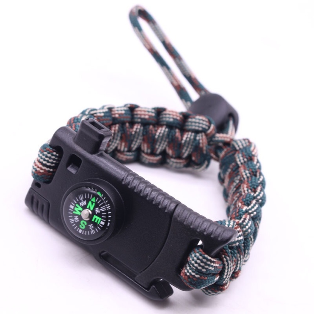 Multifunctional survival bracelet camping mountaineering adventures